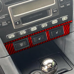 Adesivi per pannello riscaldamento sedili per Lexus IS300 1999-2005 (2 pezzi/set)