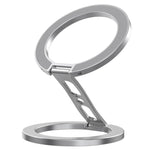 Supporto magnetico doppio per telefono in metallo, multifunzione, completamente pieghevole