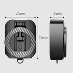 Supporto magnetico da scrivania portatile, girevole e pieghevole per telefono