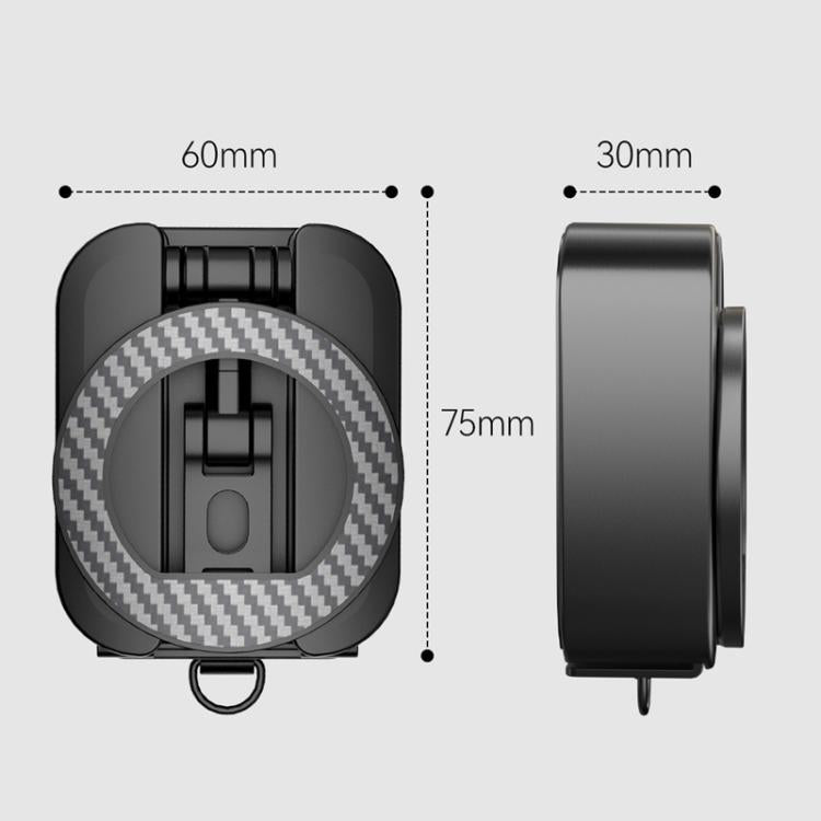 Supporto magnetico da scrivania portatile, girevole e pieghevole per telefono