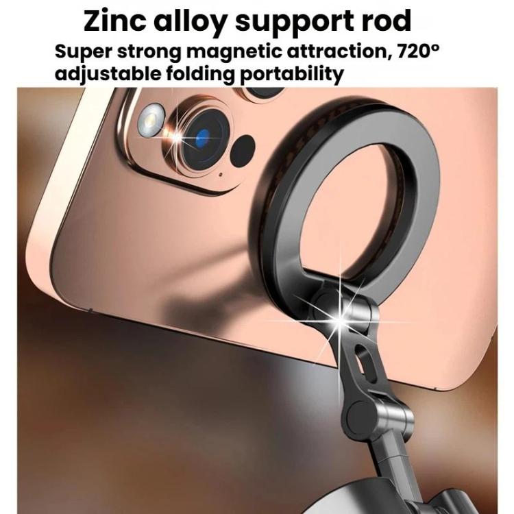 Supporto magnetico da scrivania portatile, girevole e pieghevole per telefono