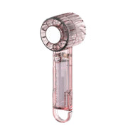 Specchio con ricarica USB, mini ventilatore portatile da esterno con moschettone