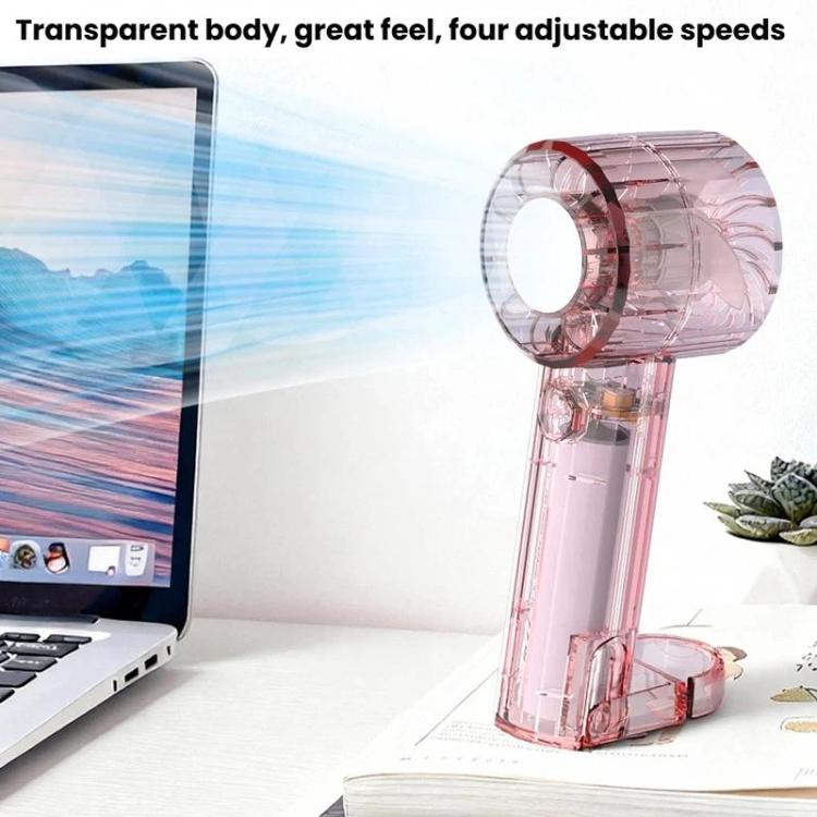 Specchio con ricarica USB, mini ventilatore portatile da esterno con moschettone