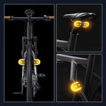 Telecomando per bicicletta, indicatori di direzione, fanale posteriore, luce di avvertimento rimovibile per mountain bike.