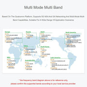Modulo WAVESHARE 5G/4G/3G, include il modulo RM520N-GL, supporta reti 5G NSA e SA, posizionamento GNSS, 32256