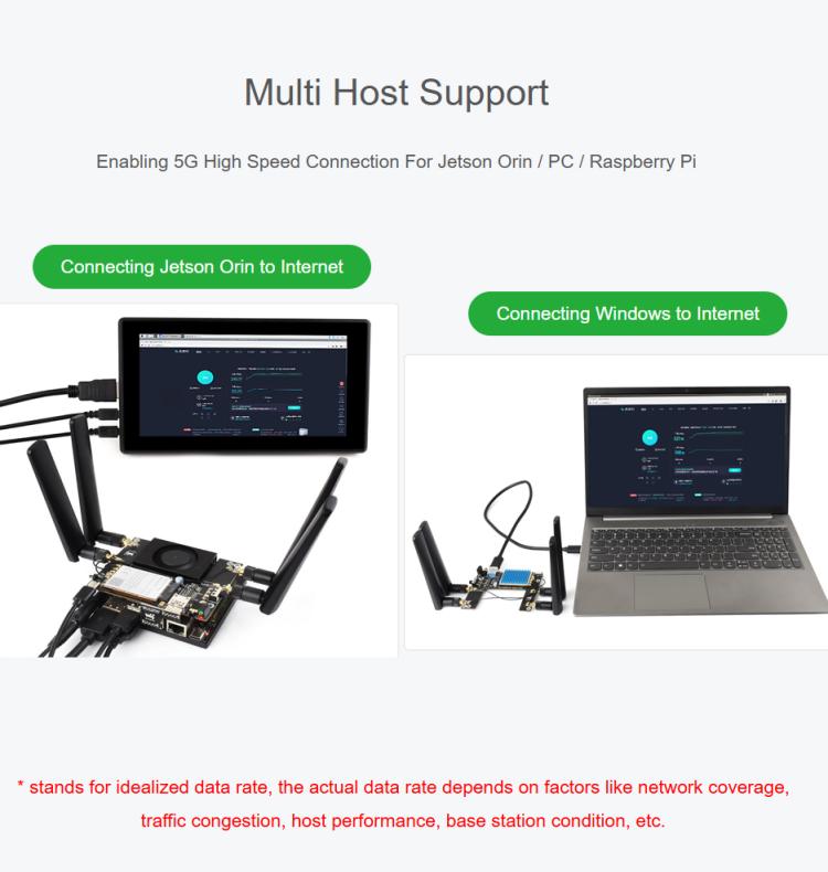 Modulo 5G/4G/3G RM520N-GL con posizionamento GNSS