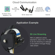 Modulo WAVESHARE 5G/4G/3G, include il modulo RM520N-GL, supporta reti 5G NSA e SA, posizionamento GNSS, 32256