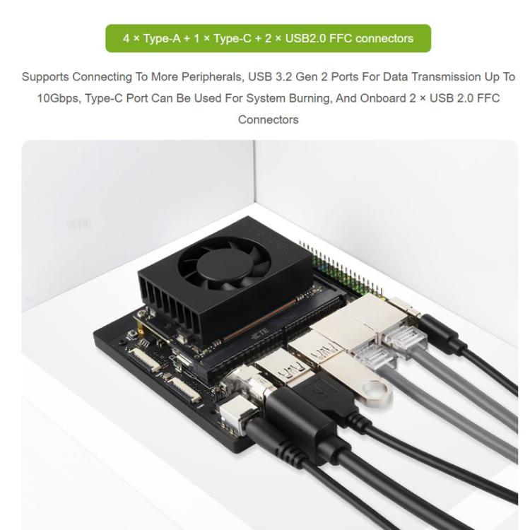 Scheda base Super Dual Ethernet per Jetson Orin Nano NX