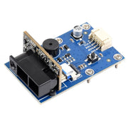 Modulo di scansione codici a barre e QR WAVESHARE, tipo E, involucro metallico, lettura codici DPM, interfacce USB e UART integrate, doppia interfaccia., 32387