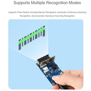 Modulo di scansione codici a barre e QR WAVESHARE, tipo E, involucro metallico, lettura codici DPM, interfacce USB e UART integrate, doppia interfaccia., 32387