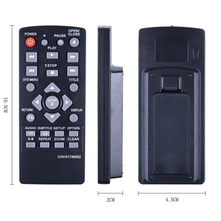 Telecomando COV31736202 per lettore DVD LG DP132 / DP132NU / DP132H