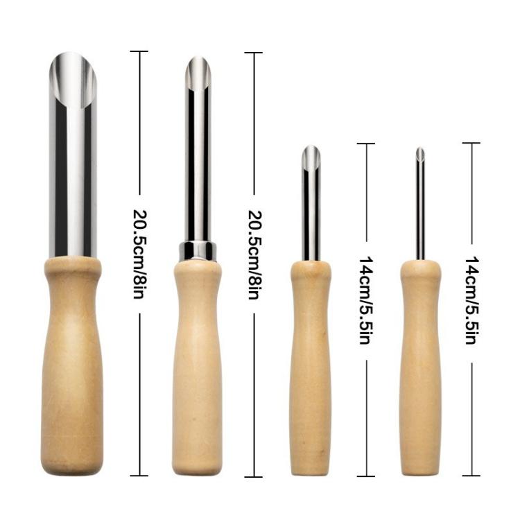 Strumenti per ceramica Nanatsuhon Aghi per dettagli Punzone per scolpire l'argilla, 9pcs