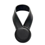 Fermaglio magnetico in pelle multiuso per cappello, supporto rotondo in pelle per riporre oggetti.
