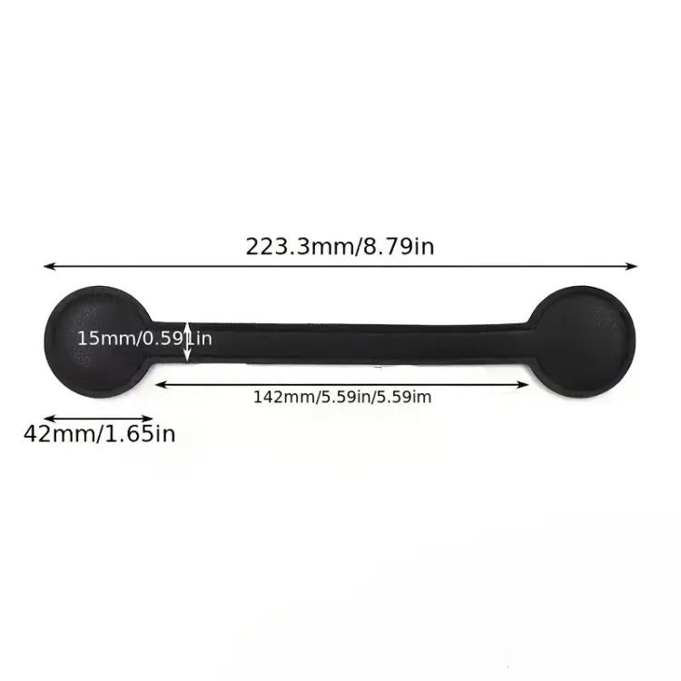 Fermaglio magnetico in pelle multiuso per cappello, supporto rotondo in pelle per riporre oggetti.