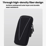 Fascia da braccio impermeabile e riflettente per la corsa, sport all'aria aperta e borsa per telefono.