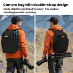 Borsa fotografica media Cwatcun D248, impermeabile, ad alta capacità, per fotocamere DSLR digitali.