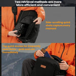 Borsa fotografica media Cwatcun D248, impermeabile, ad alta capacità, per fotocamere DSLR digitali.