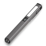 Lampada da lavoro per riparazione auto con clip a penna COB, ricaricabile tramite USB, con forte adesione magnetica