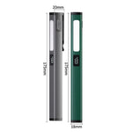 Lampada da lavoro per riparazione auto con clip a penna COB, ricaricabile tramite USB, con forte adesione magnetica