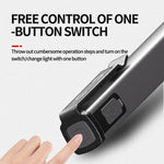 Lampada da lavoro per riparazione auto con clip a penna COB, ricaricabile tramite USB, con forte adesione magnetica