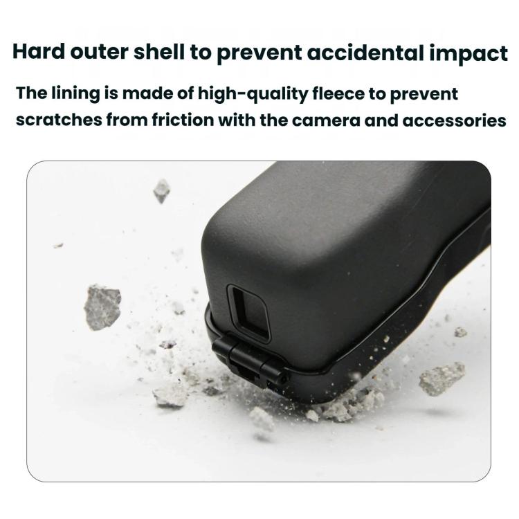 Custodia con chiusura magnetica a libro per DJI Osmo Pocket 3, protezione per corpo e obiettivo.
