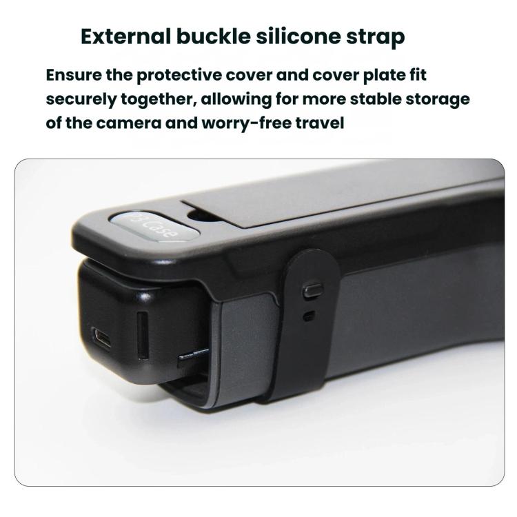 Custodia con chiusura magnetica a libro per DJI Osmo Pocket 3, protezione per corpo e obiettivo.