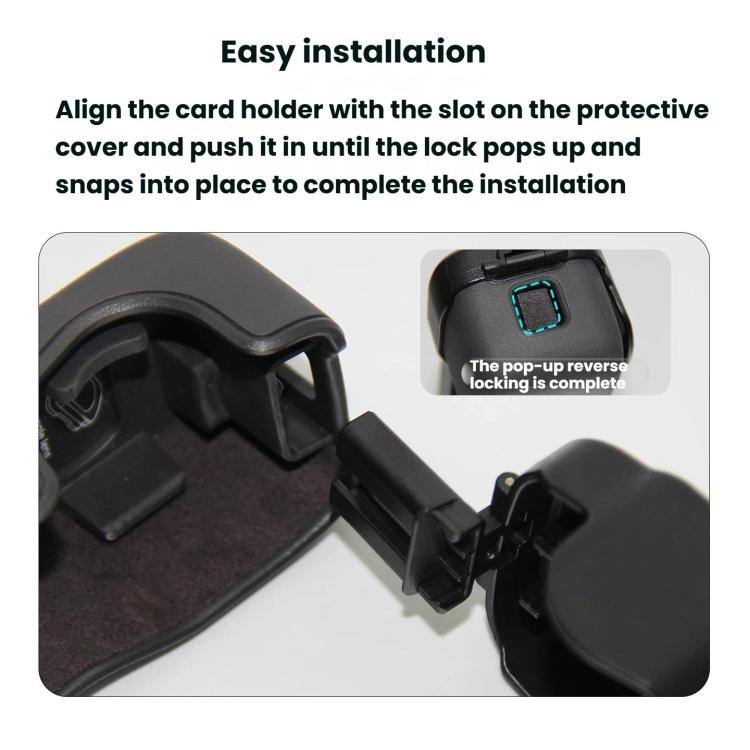 Custodia con chiusura magnetica a libro per DJI Osmo Pocket 3, protezione per corpo e obiettivo.