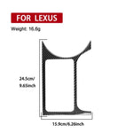 Set 2 adesivi portabicchieri Lexus IS300 guida sinistra