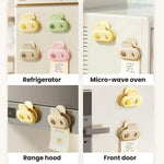 Clip di chiusura per frigorifero con anello per la data, cuscinetti magnetici per alimenti., 5pcs /Pack