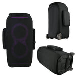 Custodia in rete di nylon per altoparlante JBL Partybox Stage 320, migliorata, con doppie tasche laterali., Upgraded Cover