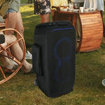 Custodia in rete di nylon per altoparlante JBL Partybox Stage 320, migliorata, con doppie tasche laterali., Upgraded Cover
