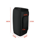 Custodia in rete di nylon per altoparlante JBL Partybox Stage 320, migliorata, con doppie tasche laterali., Upgraded Cover