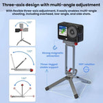 Supporto per treppiede magnetico a sgancio rapido e moschettone per DJI Osmo Action 6 / Nano Flymile, AC6035