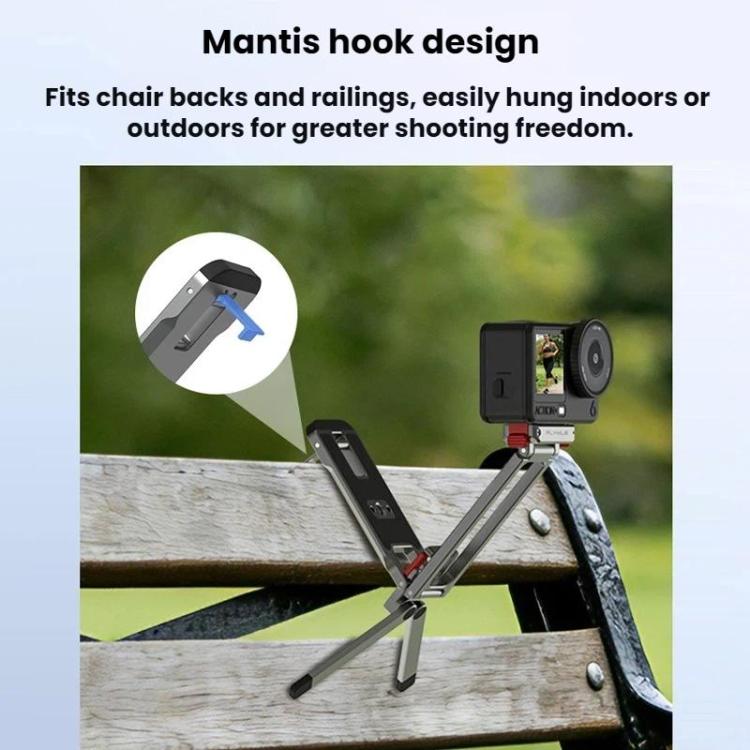 Supporto per treppiede magnetico a sgancio rapido e moschettone per DJI Osmo Action 6 / Nano Flymile, AC6035