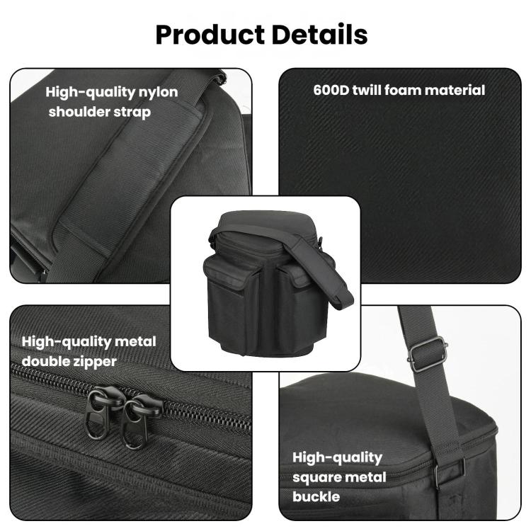 Borsa a tracolla per altoparlanti Bose S1 Pro e S1 Pro+ con doppia tasca., Crossbody Bag