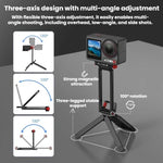 Supporto per treppiede magnetico a sgancio rapido con moschettone per DJI Osmo Action 3 / 4 / 5 Pro, AC5027