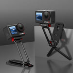 Supporto per treppiede magnetico a sgancio rapido con moschettone per DJI Osmo Action 3 / 4 / 5 Pro, AC5027
