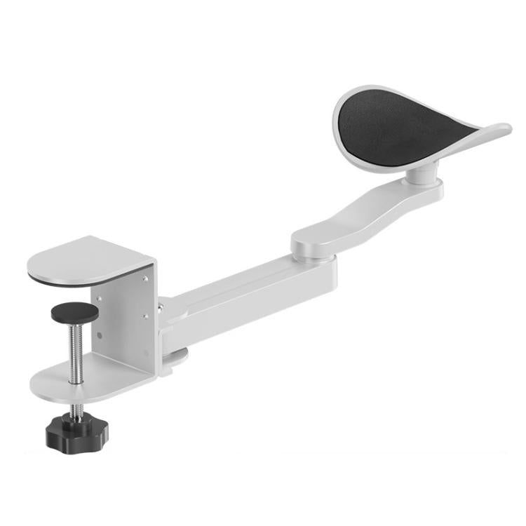 Ergonomic Computer Desk Arm Rest 360-degree Rotating Desk Clamp Arm Support Bracket Keyboard Armrest Extender