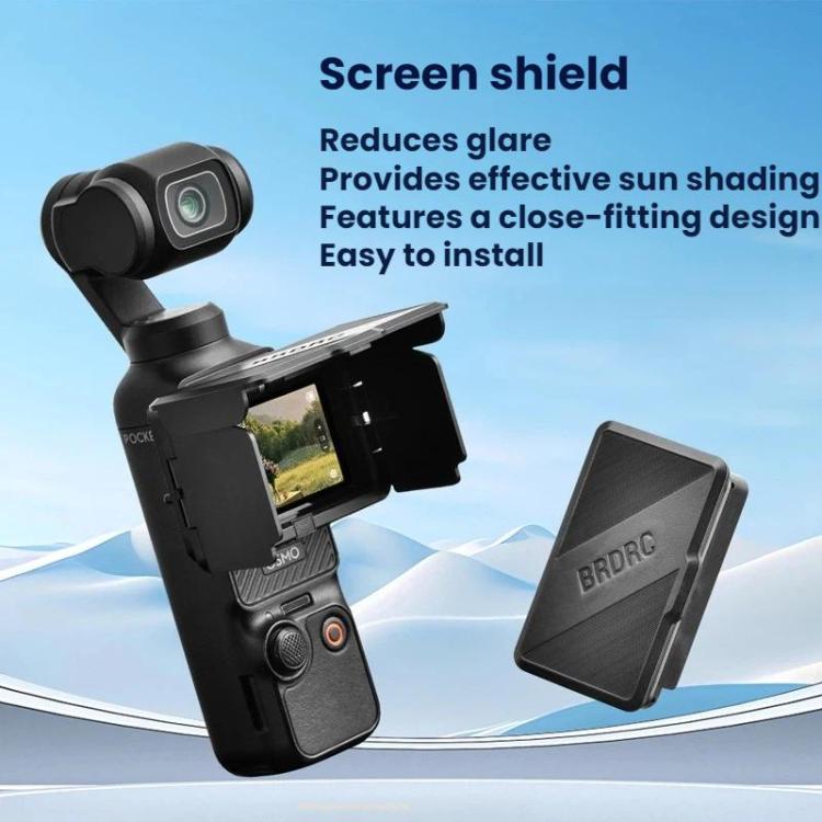 Parasole pieghevole per schermo per DJI Osmo Pocket 3 BRDRC
