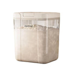 Secchio per riso con coperchio a scatto, ideale per la cucina domestica, a prova di insetti e umidità, contenitore per cereali., 2.9L, 5L, 10L, 15L