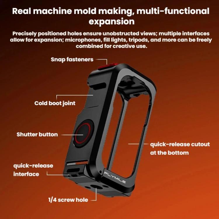Telaio di estensione per custodia protettiva in metallo per DJI Osmo Nano Flymile., ON015