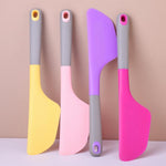 Spatola in silicone spessa e resistente al calore, grande, ideale per spalmare burro, panna e marmellata, con foro a gancio.