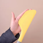 Spatola in silicone spessa e resistente al calore, grande, ideale per spalmare burro, panna e marmellata, con foro a gancio.