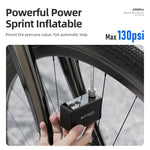 Mini pompa gonfiabile portatile ad alta pressione per bici elettrica senza spazzole con display, AM6pro