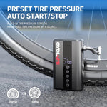 Mini pompa ad aria elettrica portatile per bicicletta con display digitale., Z5L