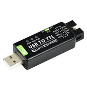 Convertitore industriale da USB a TTL, modello originale FT232RNL, con protezione multipla e supporto per diversi sistemi., 17939