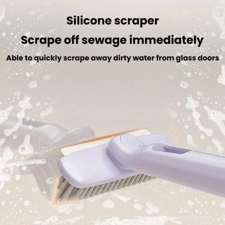 Spazzola rigida multifunzione con spray liquido per la pulizia delle piastrelle del bagno