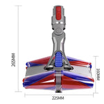 4 testine a rullo coniche per aspirapolvere Dyson V7 V8 V10 V11 V15 con illuminazione laser verde su entrambi i lati., 4-Conical For Dyson V7/V8/V10/V11/V15