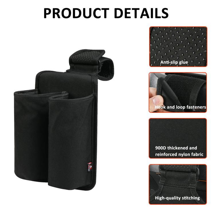 For JBL Partybox Series Microphone Holder Universal Storage Bag Strap Mount, Bag (Black)