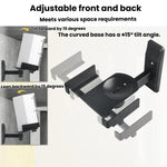 Supporto per altoparlanti da parete ad angolazione regolabile, staffa per monitor audio surround., LKT-383, LKT-383S